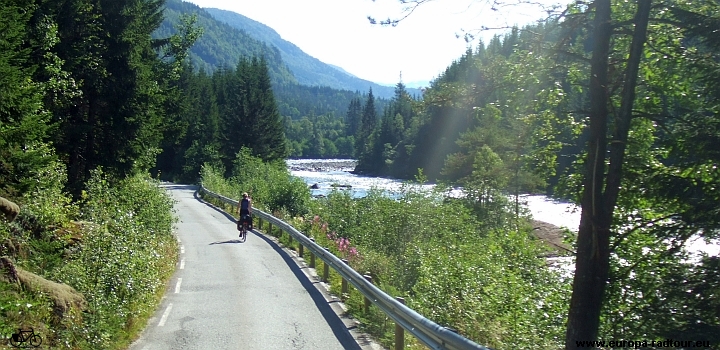 Norwegen mit dem Fahrrad: Radtour Voss - Mjøfjell - Upsete - Myrdal - (Rallarvegen)- Finse)