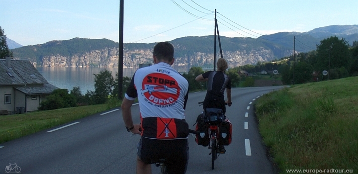 Norwegen mit dem Fahrrad: Radtour Osoyro - Utne