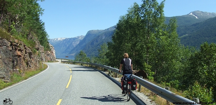 Norwegen mit dem Fahrrad: Radtour Utne - Foss (Voss)