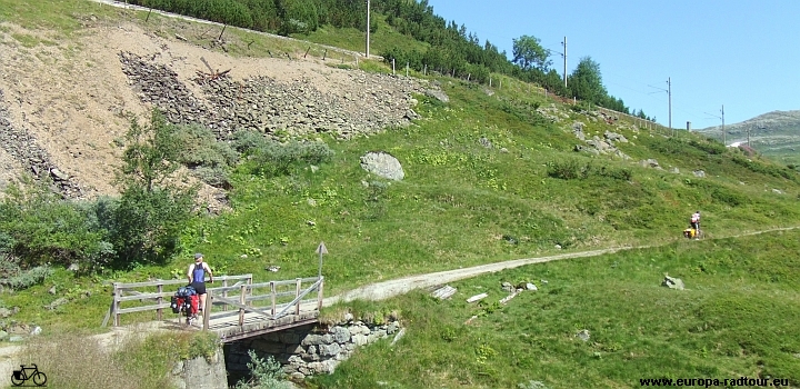 Norwegen mit dem Fahrrad: Radtour Voss - Mjøfjell - Upsete - Myrdal - (Rallarvegen)- Finse