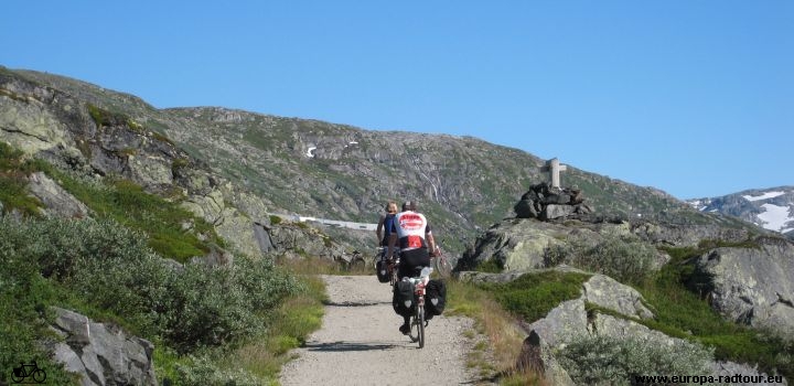 Norwegen mit dem Fahrrad: Radtour Voss - Mjøfjell - Upsete - Myrdal - (Rallarvegen)- Finse