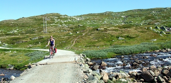Mit dem Fahrrad durch Norwegen: Radtour Finse - Haugastol - Geilo - Skurdalen