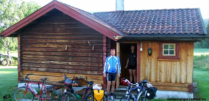 Mit dem Fahrrad durch Norwegen: Radtour von Rollag über Kongsberg nach Svarstad.