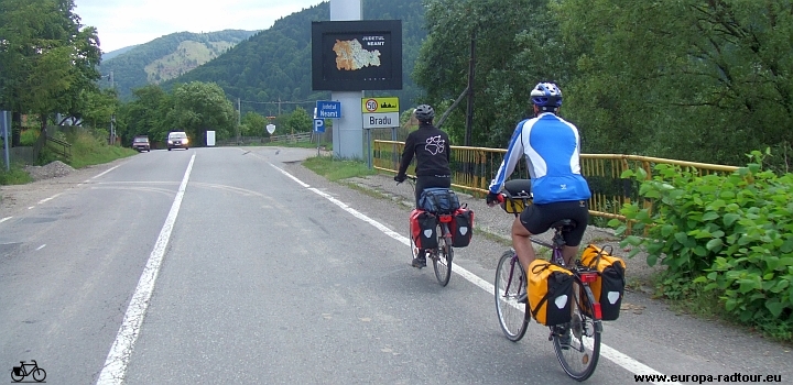 Mit dem Fahrrad durch Rumänien: Borsec (Bad Borseck) - Târgu Neamț (Niamtz)