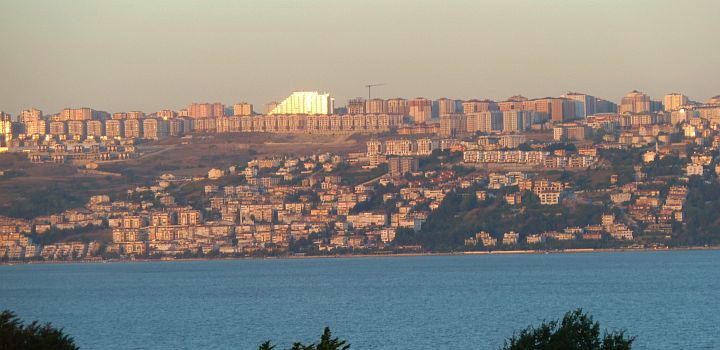 Mit dem Fahrrad durch Türkei und Griechenland: Istanbul - Beylikdüzü - Büyükcekmece - Silivri