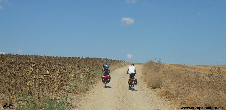 Türkei und Griechenland mit dem Fahrrad: Silivri - Corlu - Tekirdag