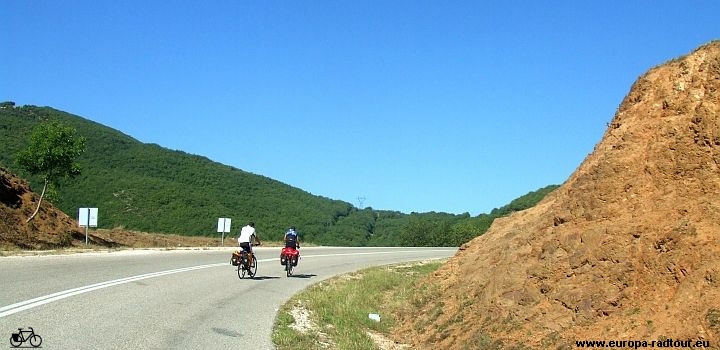 Griechenland mit dem Fahrrad: Radtour Xanthi (Ξάνθη) - Mesochori (Μεσοχώρι) - Kalampaki (Καλαμπάκι)