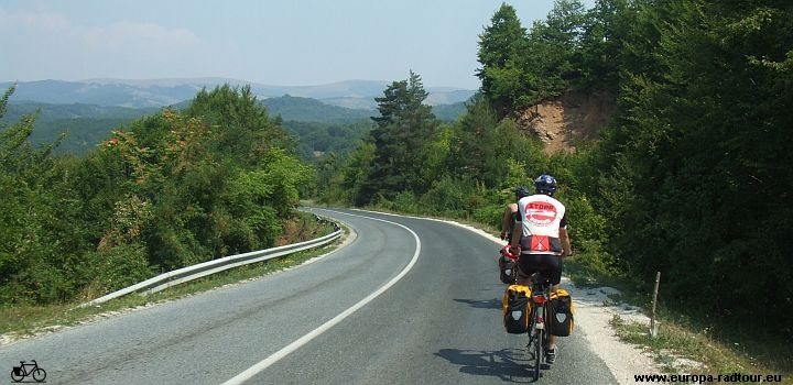 Mazedonien mit dem Fahrrad: Bitola - Resen - Ohrid - Struga. europa-radtour.eu