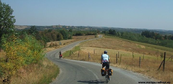 Serbien mit dem Fahrrad: Valjevo - Kamenica - Cerovac - Sabac. europa-radtour.eu